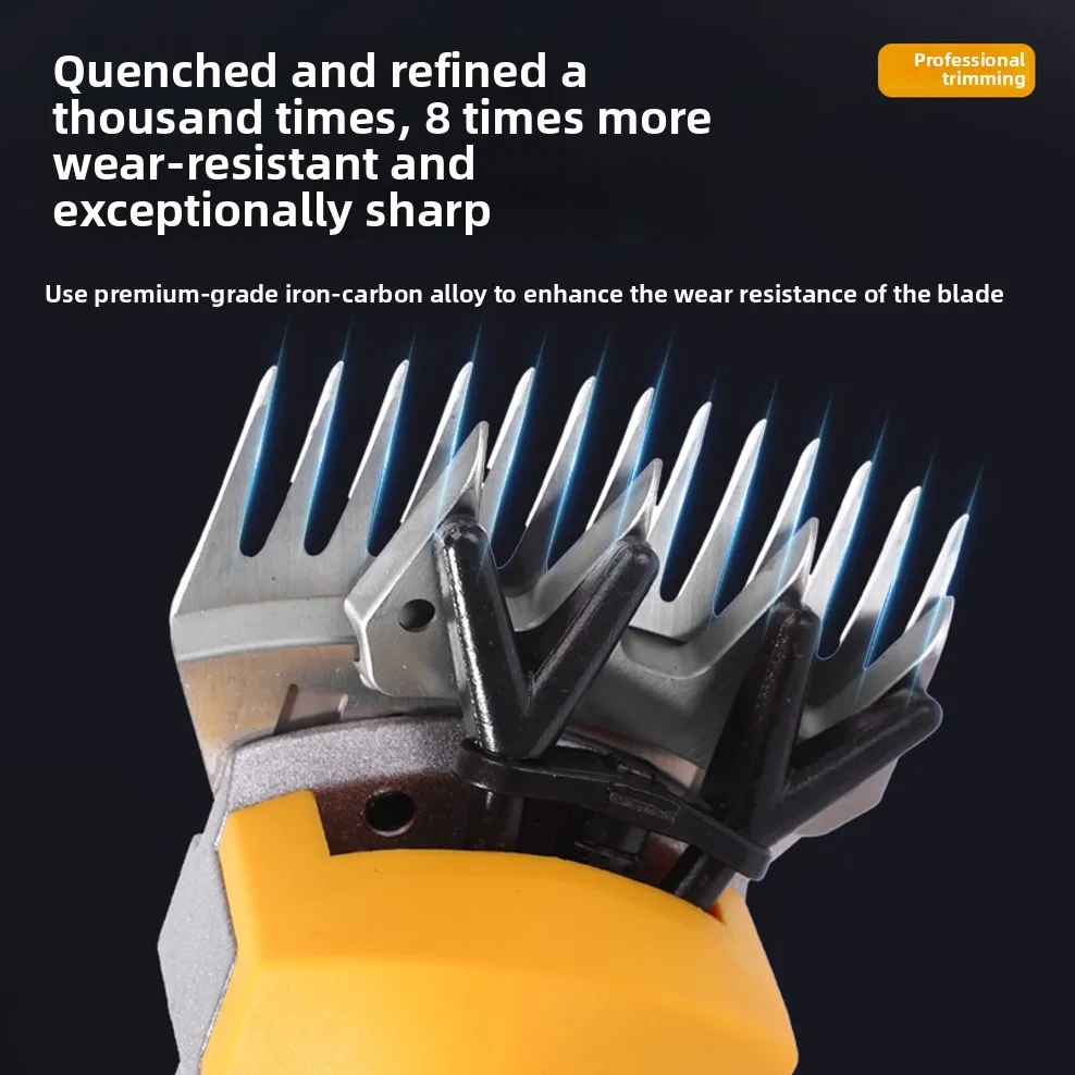 6 Speed Adjustable Electric Sheep Shears High Power Plug-in Wool Clippers Multifunctional Electric Wool Cutting Trimmer