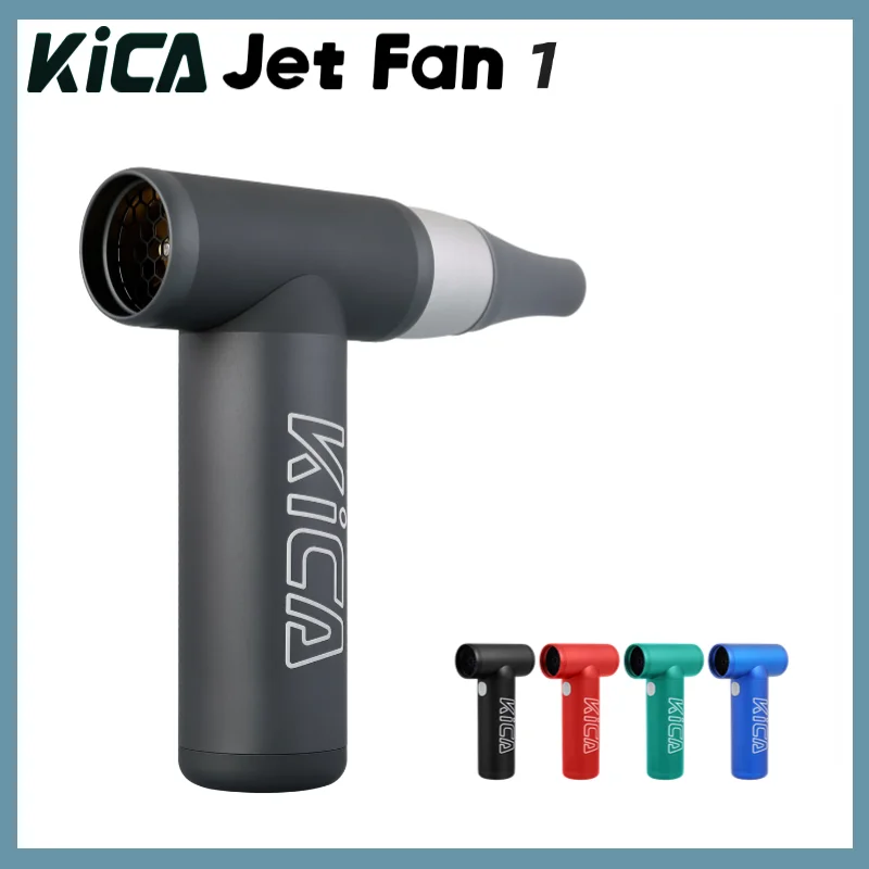 

KICA Jetfan-1 Portable Air Blower Mini Turbo Fan Rechargeable Keyboard Cleaner Compressed Air Duster for Computer PC Car Camera