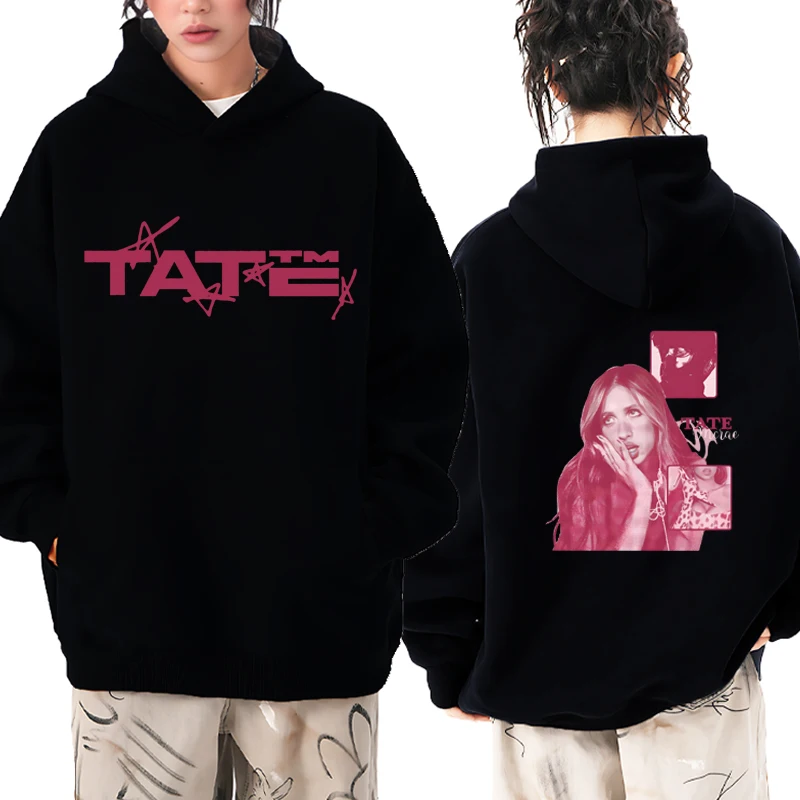 

Hot Singer Tate McRae So Close To What Album 2025 Double Sided print Hoodie Men women fashion pullover Unisex Fleece Sweatshirt