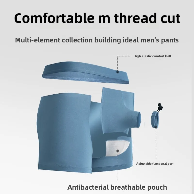 Culotte Sexy pour hommes, trou réglable, entrejambe ouvert, sans résistance longue durée, caleçon Outcrop