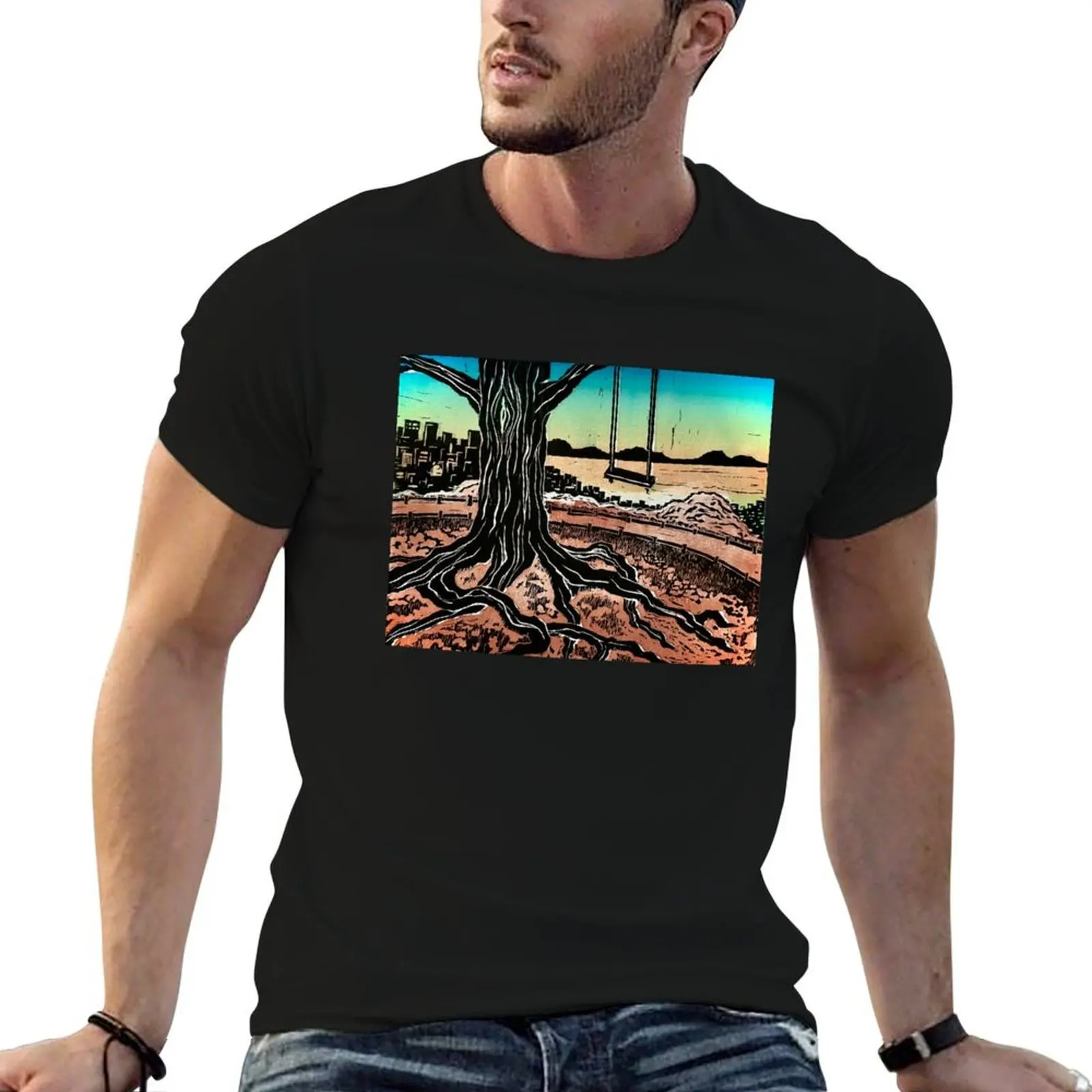 

Sunrise shirts graphic t Bernal graphic T-Shirt mens on tshirt man Hill shirts man t
