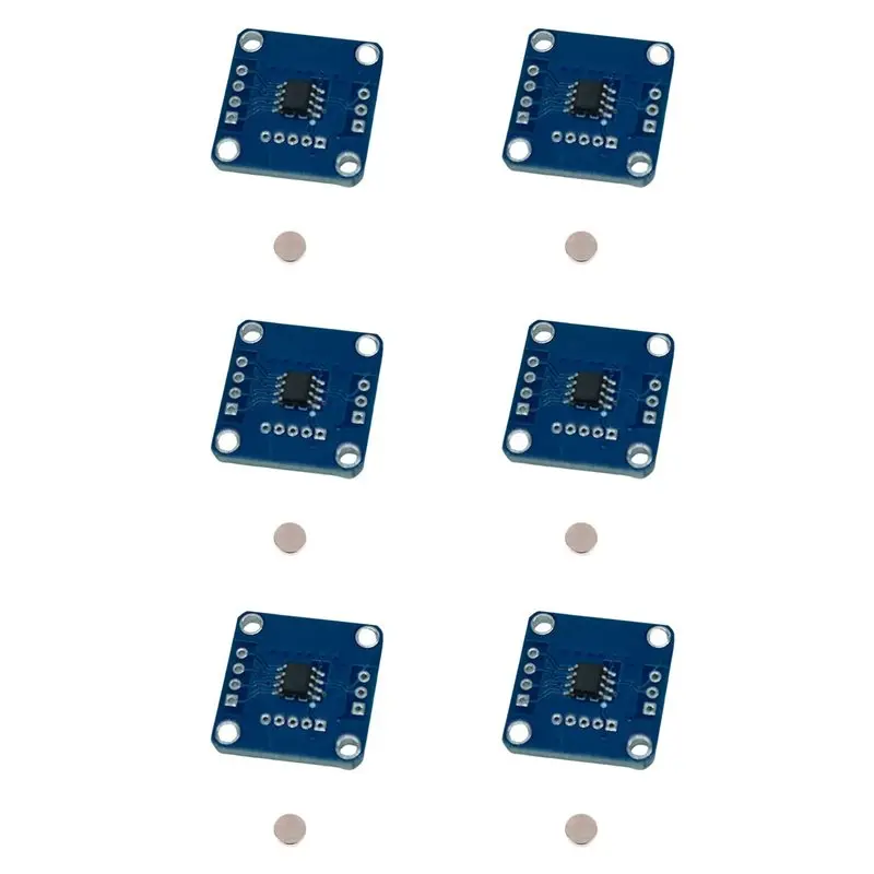 【GIFT】6X Magnetic Encoder MT6701 Magnetic Induction Angle Measurement Sensor Module 14Bit High Precision Can Replace AS5600