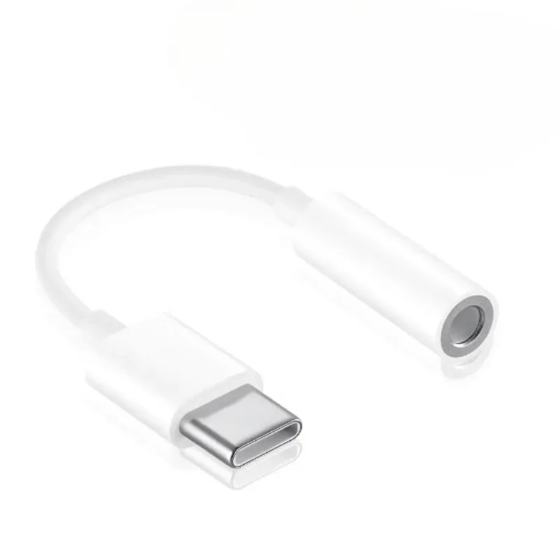 Type C To 3.5mm Aux Adapter Type-c 3 5 Jack Audio Cable for IPhone 12 Pro Huawei V30 mate 20 P30 Xiaomi Mi 10 9 type c to 3 5