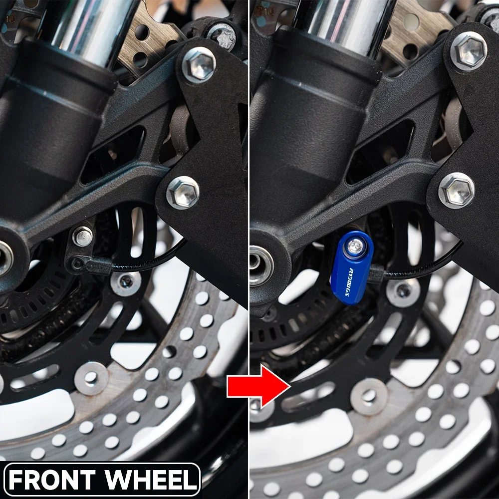 ل BMW R1300GS R 1300 GS R 1300GS مغامرة ADV 2024 2025 دراجة نارية العجلات الخلفية ABS الاستشعار حماية غطاء حماية