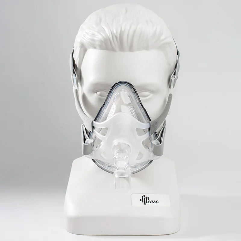 CPAP Full Face Mask F1A with Headgear Nasal Face Pads for Bipap Anti Snoring Sleep Apnea 22mm Tubing Diameter