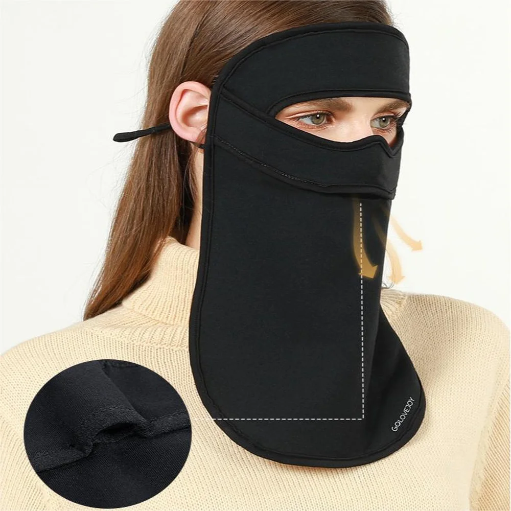 

Winter Face Mask for Women Outdoor Riding Windproof Fleece Lined Breathable 3D Full Face Cover Adjustable Nose Mouth Protection
