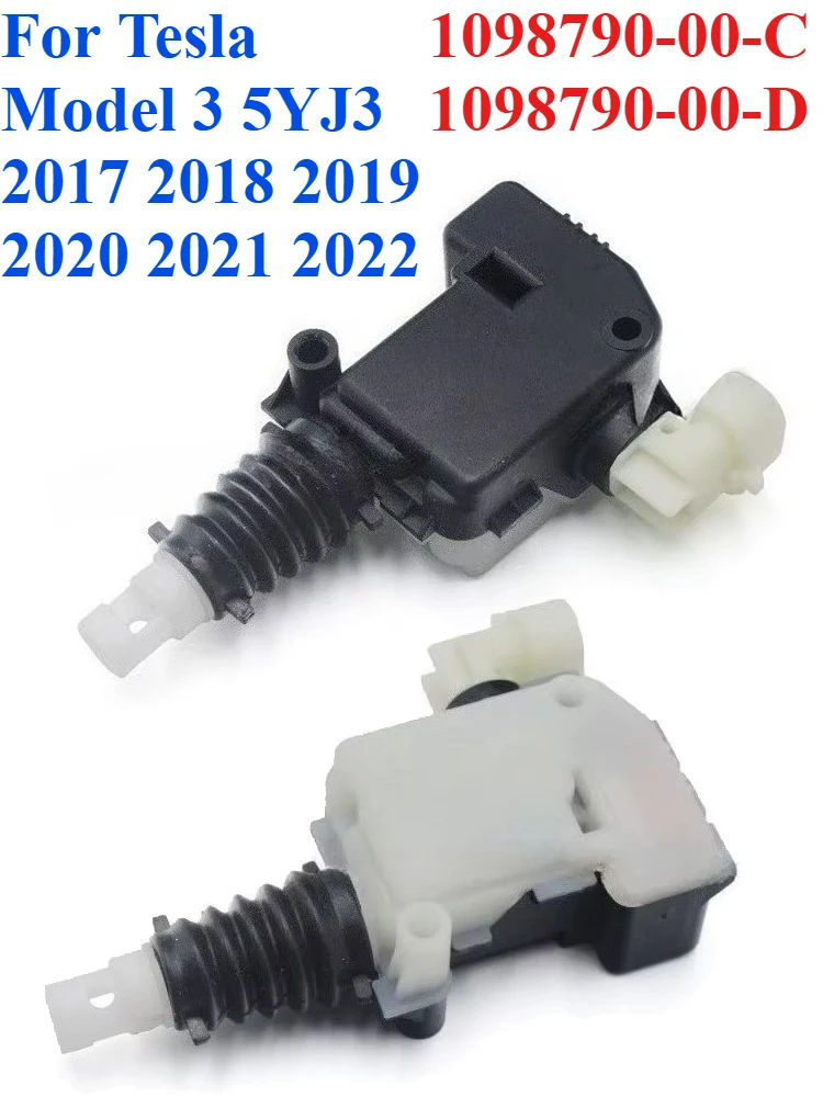 1098790-00-C 1098790-00-D 9203-63 Voor Tesla Model 3 5YJ3 2017 2018 2019 2020 2021 2022 Auto Front Primaire Hood Lock Actuator - afbeelding 2