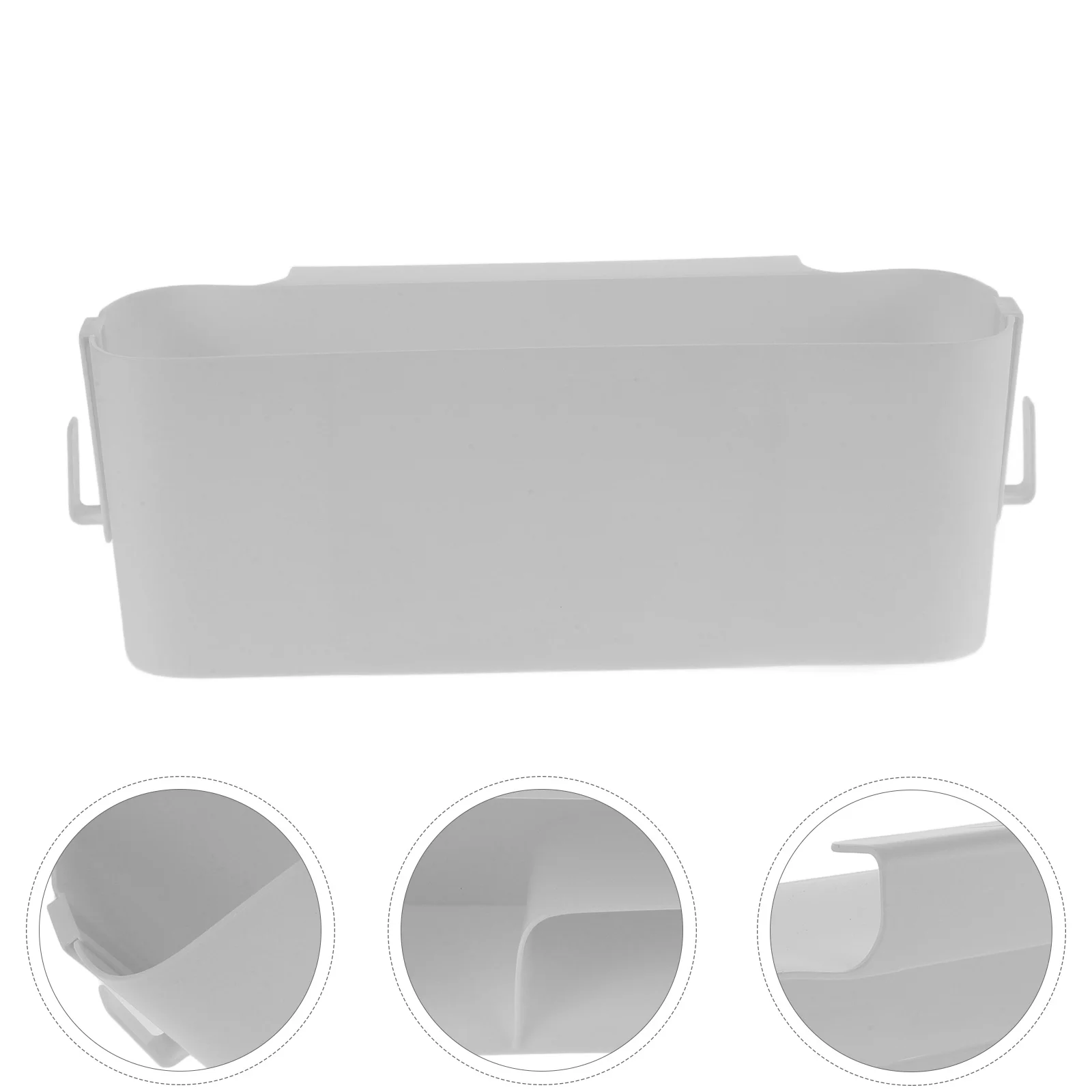 

Bedside Table Organizer Hanging Desktop with Hooks White for Loft Baby