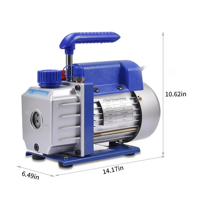 HVAC Vacuum Pump Car AC Vacuum Pump AC Vacuum Pump Kit Air Conditioner Refrigerant HVAC Air Tool For Automotive Air Conditioner