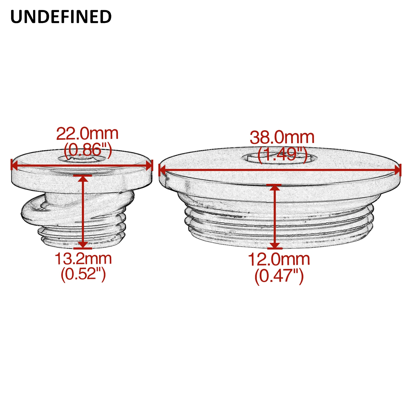 Motorcycle For Honda Engine Timing Plug Cover CRF150R CRF250R CRF450R CRF450X TRX400EX CRF 150 250 450 R CBR600RR CBR1000RR TRX view 5