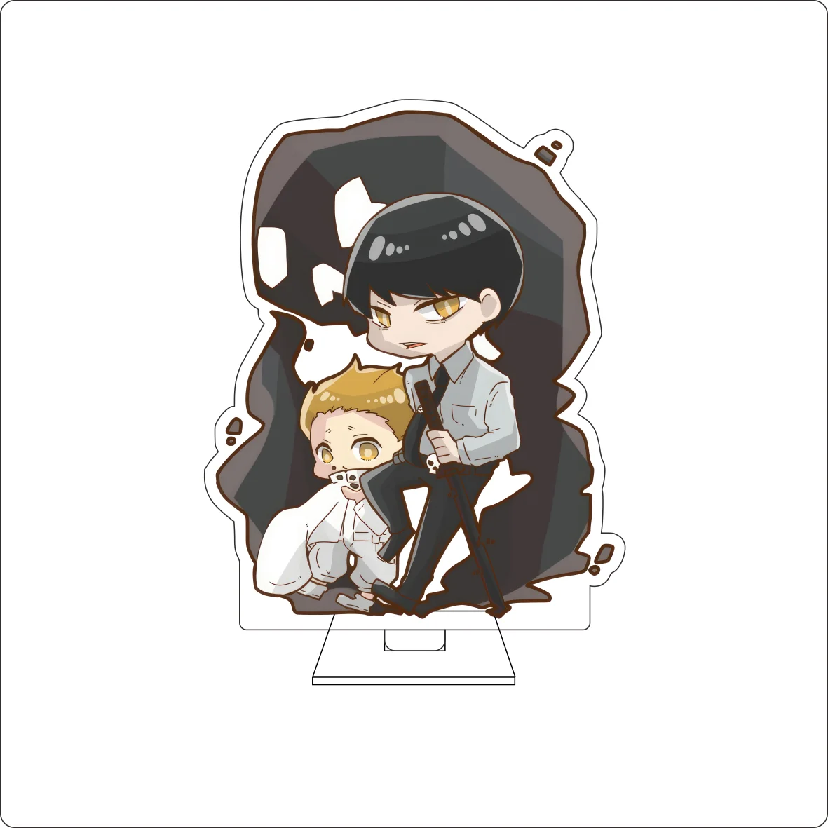 10CM Anime ‌Fire Force Cosplay Cute Acrylic Figure Stand Plate Maki Oze Shinra Kusakabe Ornaments Gifts view 5