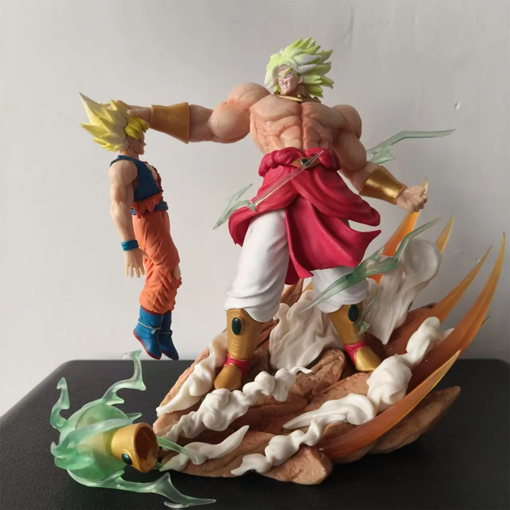 18cm Anime Dragon Ball Z Broli vs. Goku Figur Modell Actionfigur Statue Szene PVC Sammlerpuppe Spielzeug Geschenke