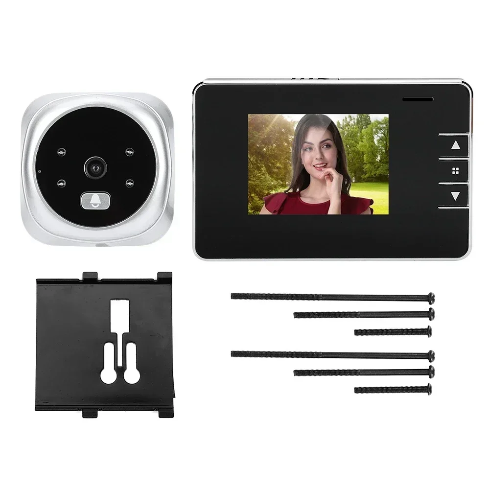 Home Security Nachtzicht Viewer Video Elektronische deurbel 2,8 inch LCD Digitale Peek Deurbel Cat Eye Buitendeur Oogcamera