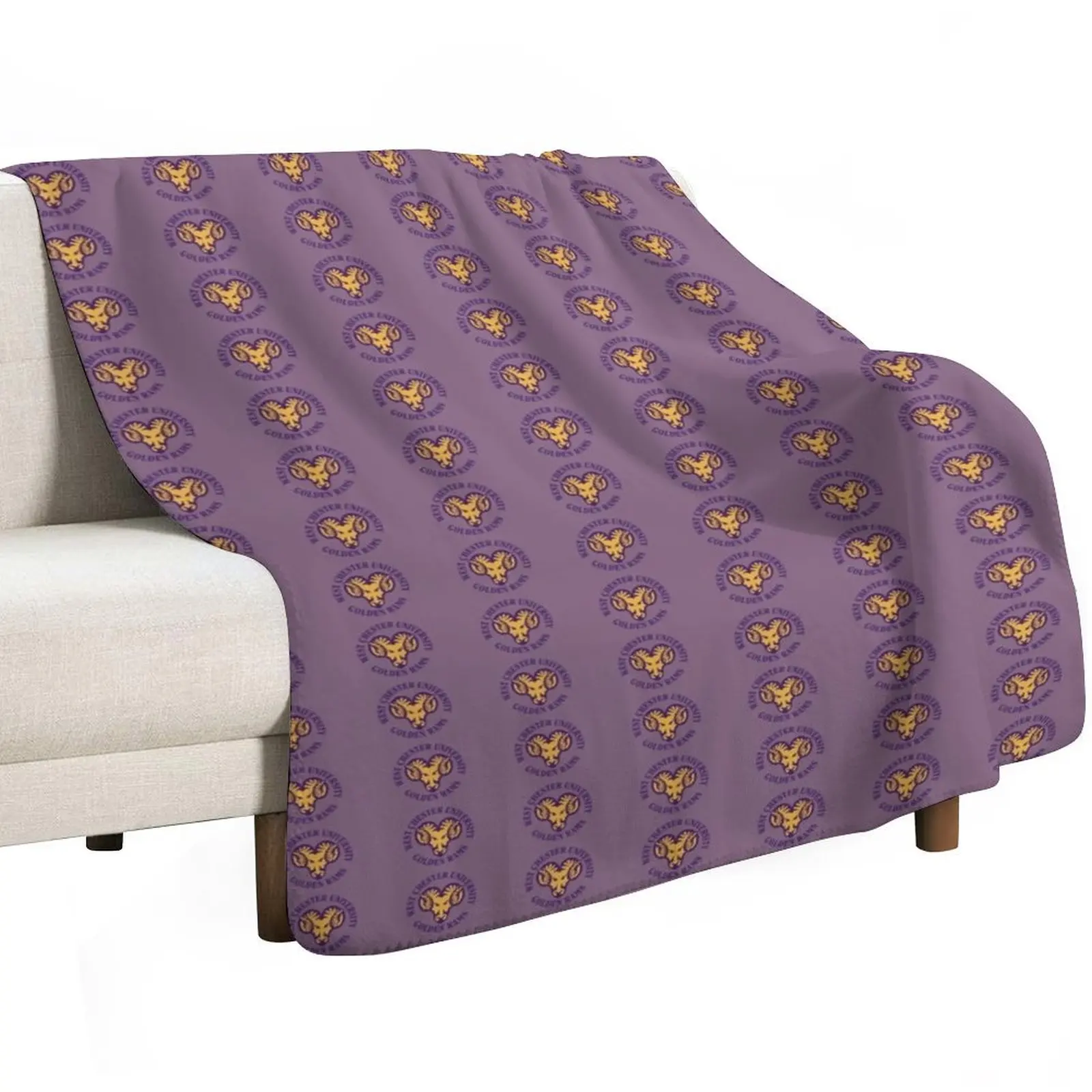 WEST CHESTER UNIVERSITY Throw Blanket Loose Softest For Decorative Sofa Nap Soft Big Sofa Blankets