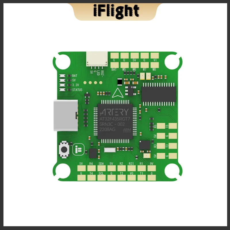 iFlight BLITZ ATF435 55A Stack BLITZ ATF435 Flight Controller with BLITZ E55S 4-IN-1 2-6S ESC for RC FPV Freestyle Racing Drone