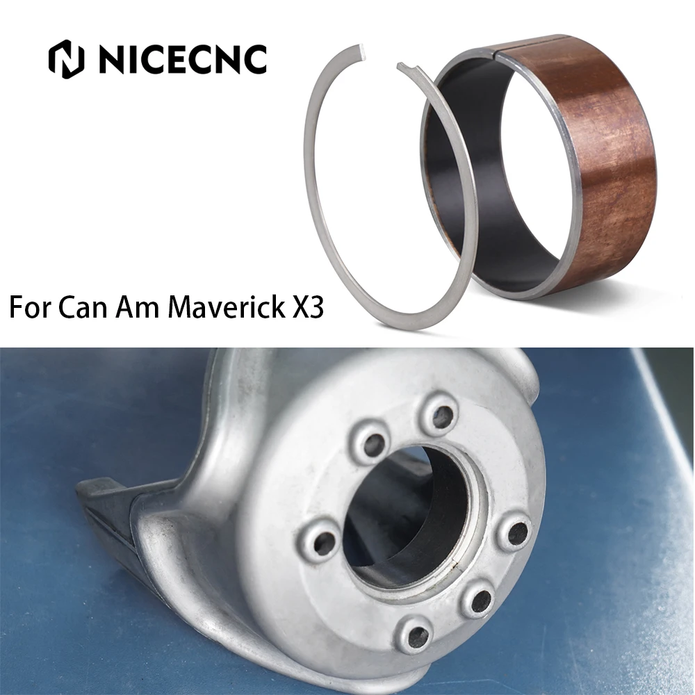 

NICECNC X3 Steel Secondary Clutch Cam Bushing For Can Am Maverick X3 900 HO R RR Max R RR 4x4 Replace 420280636 And 420280706
