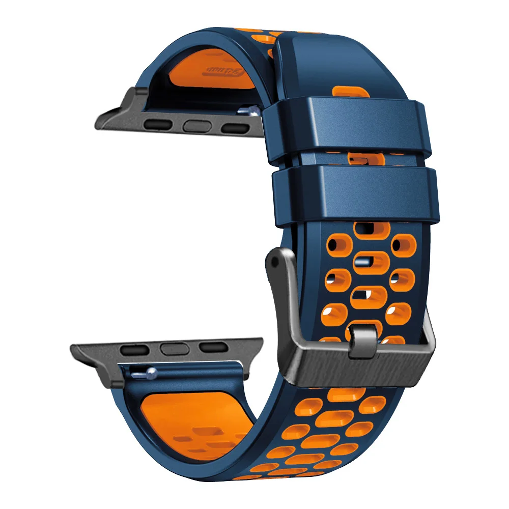 QCTOG Neues Silikon armband für Apple Watch Ultra 49mm Band se 8 7 45mm 41mm Uhren armband für iwatch Serie 6 5 4 3 44mm 42 mm40mm Band 6