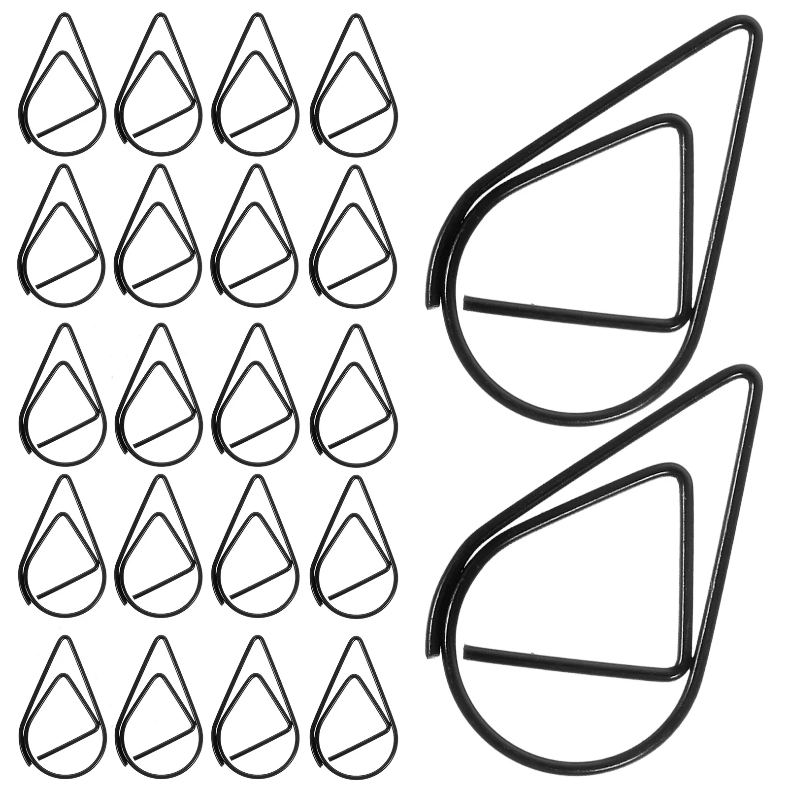 100 Pcs Paper Clip Clips Small Office Paperclips Marking Document Fixing Accessories File for Crafts Steel Wire