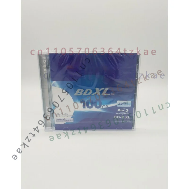 For Verbatim BD-R XL 100GB 4X Inkjet Printable Blank Blu-ray Disc Single BDXL Recordable Disc