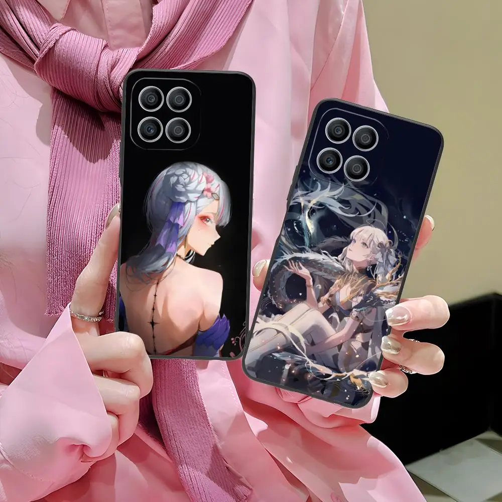 

Wuthering Waves Jinhsi Phone Case for Honor 90 80 70 60 50 30 20 10 9 8 7 Pro S SE Lite 5G Black Pretty Cellphones Luxury