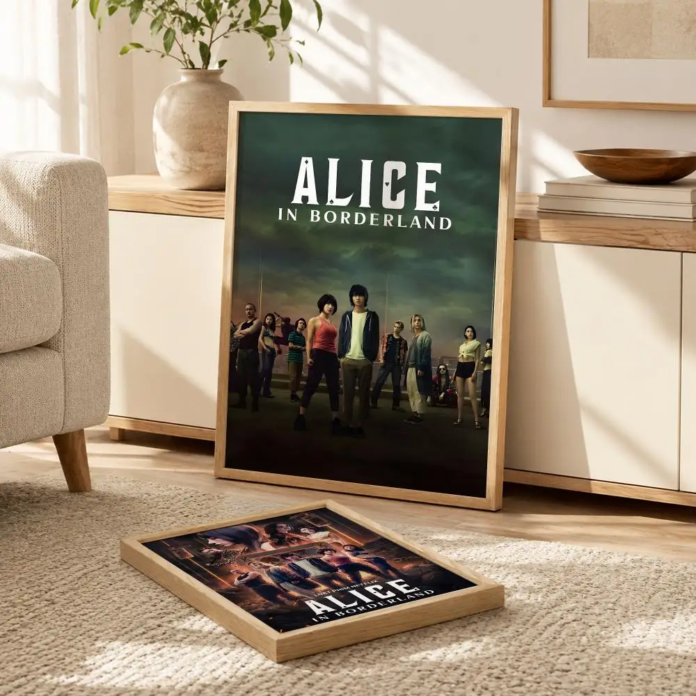 Alice in BorderlandS Poster Modern PP Paper Wall Decorative for Cafe Office Bar Home Wall Decor Gift