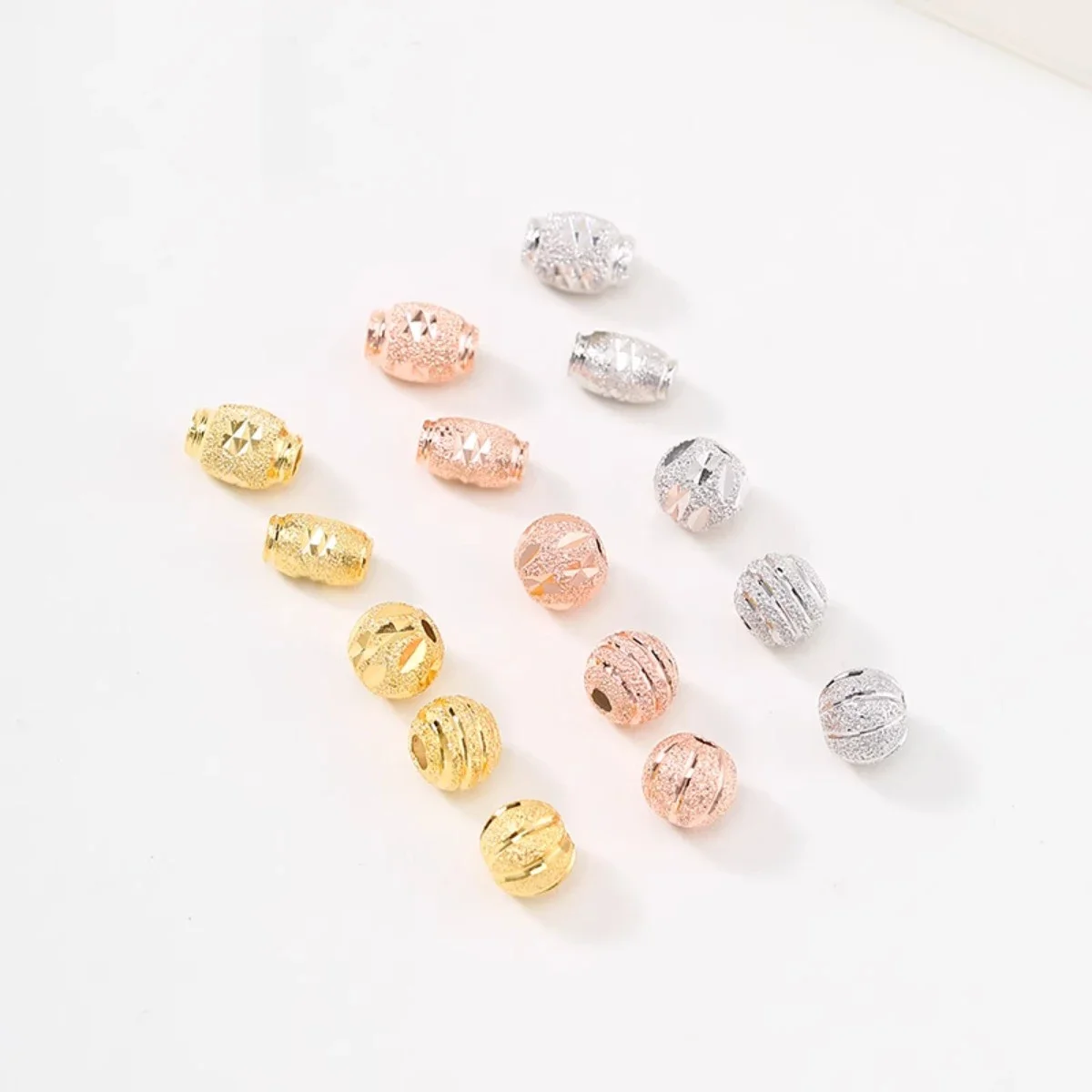 

5 шт. стерлингового серебра 925 пробы, круглые полосатые матовые бусины-разделители для самостоятельного изготовления ювелирных изделий, подвески, браслет, ожерелье, аксессуар