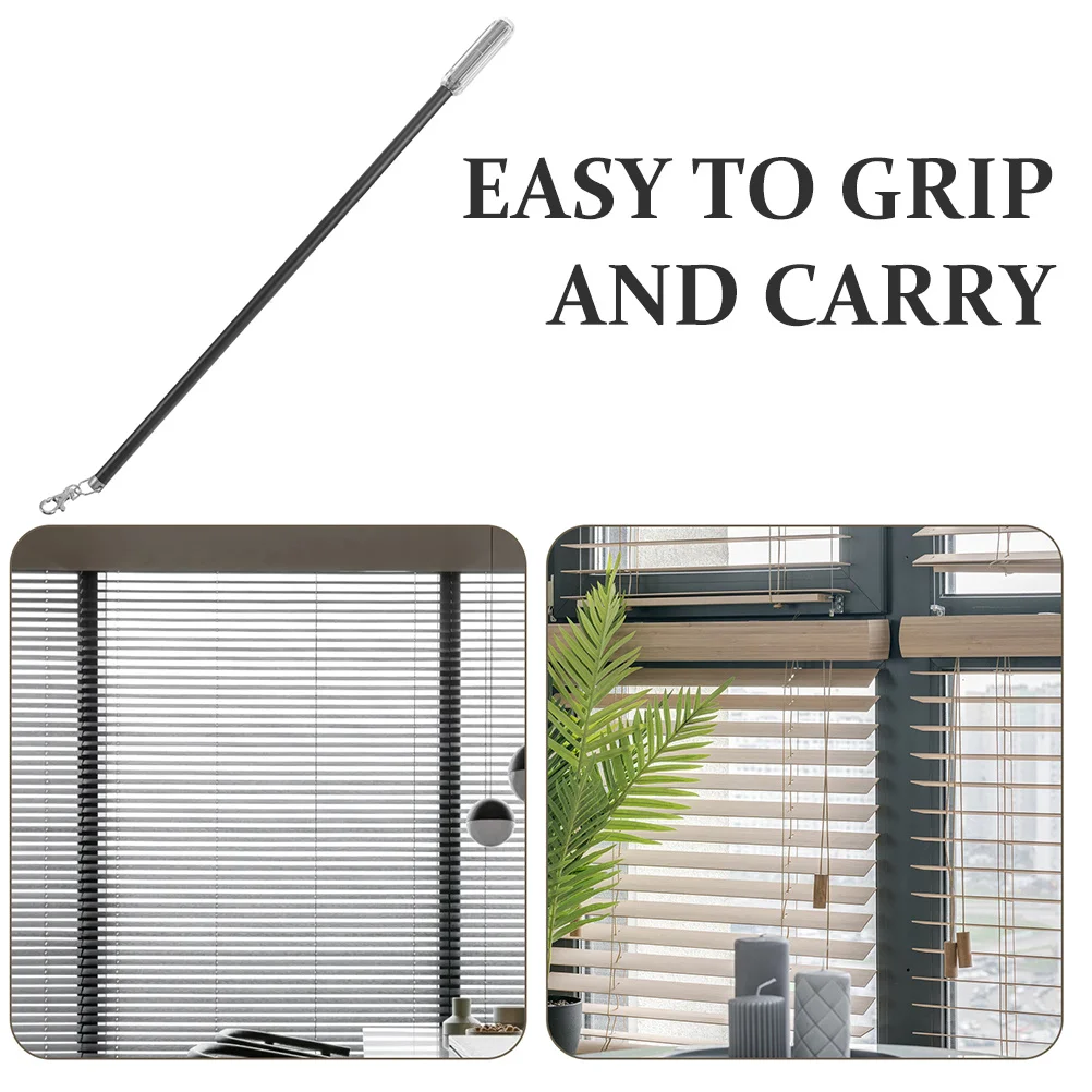 

Curtain Pull Rod Long Aluminum Alloy Manual Window Opener Pole For Vertical Blind Repair Drapery Wand Curtain Stick