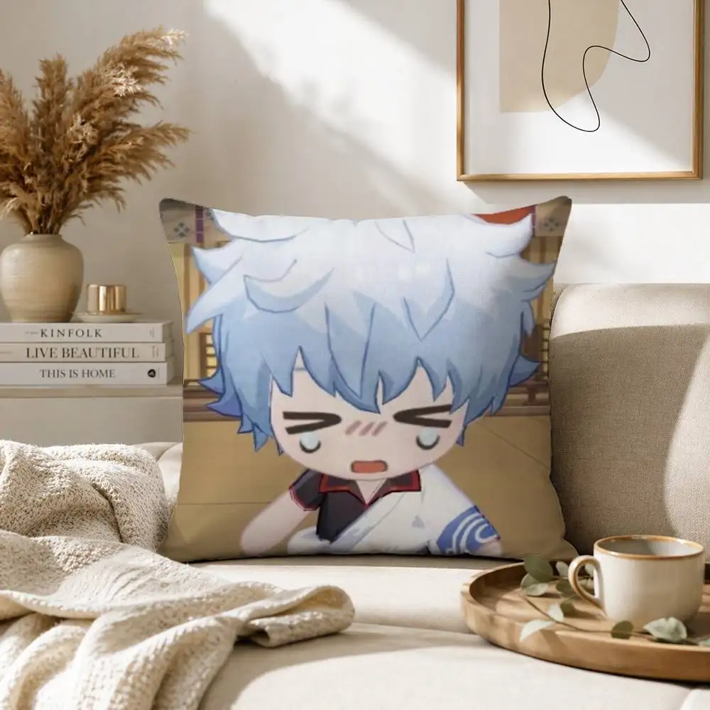 Anime G-Gintama Pillow Case for Sofa Living Room Home office Decor Protective Cover
