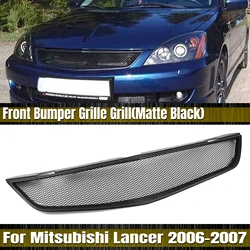 Car Upper Bumper Hood Mesh Grid Racing Grill For Mitsubishi Lancer ES OZ Rally 2006-2007