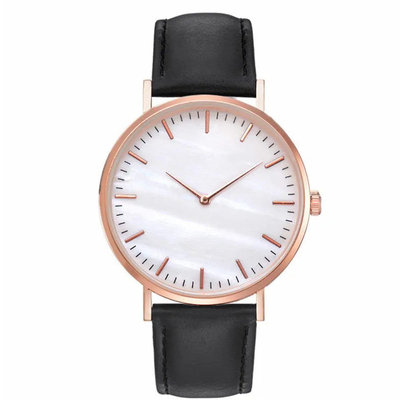 Orologio da polso al quarzo semplice alla moda per donna Orologio da donna analogico in pelle casual Orologio da donna Regalo Relogio Feminino Reloj Mujer