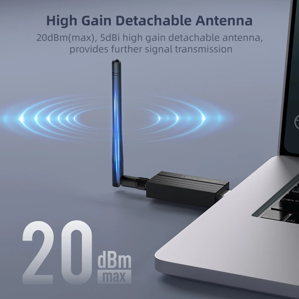 AVATTO Zigbee 3.0 USB Dongle Plus، جسر لاسلكي Zigbee Gateway Hub Zigbee Dongle USB Interface Capture