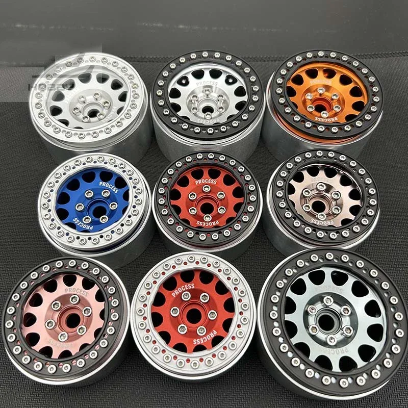 Metal Wheels OMF 1.9-inch for 1/10 RC Crawler Car Traxxas TRX4 Defender AXIAL SCX10 RC4WD 90046 Accessories