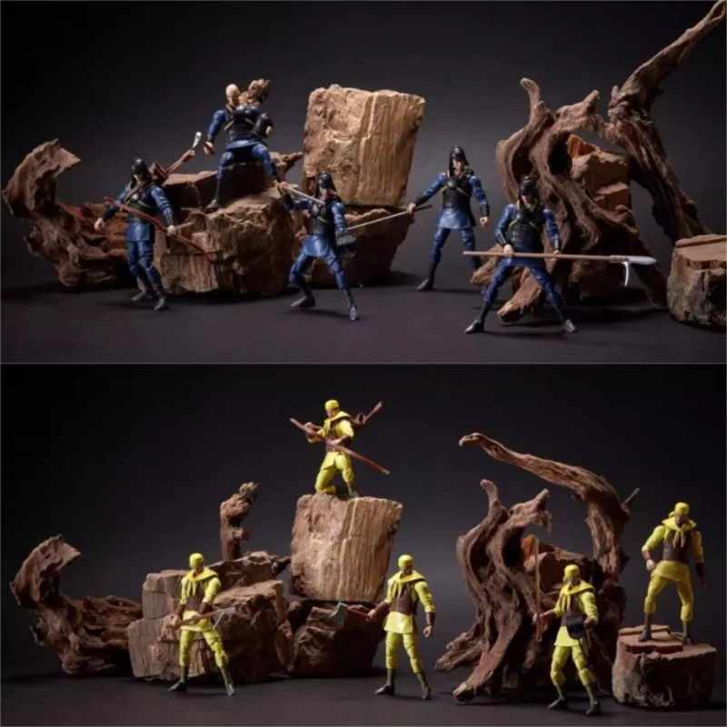 Model lalki w skali 1/18 z chińskich postaci z czasów Trzech Królestw: Zhao Yun, Gong Sun Zan, pasujący do figurek akcji 3,75 cala, jako ozdoba.