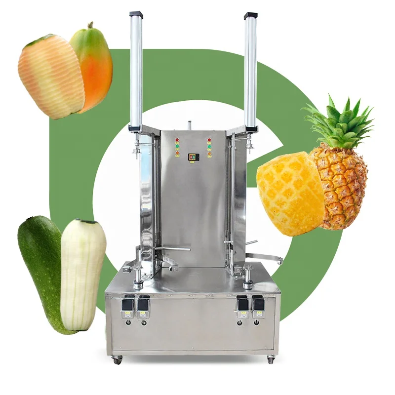Single and Double Head Hami Winter Melon Speed Peel Watermelon Gourd Skin Remove Mango Peeler Machine