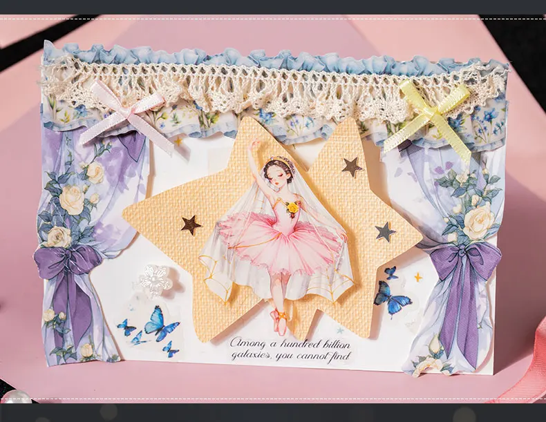 Journal GO 15 Stück Ästhetische Ballett-Tanz-Aufkleber DIY Kinder-Geschenk Spielzeug PET Graffiti-Aufkleber für Scrapbook Laptop Journaling Deko – Detail 10