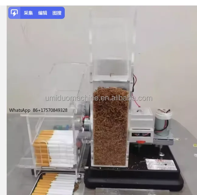 

Electric Semi-Automatic Cigarette Maker & Tobacco Filling Machine for Home and Commercial Use