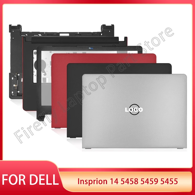 

NEW Laptops Case For Dell Insprion 14 5458 5459 5455 Laptop LCD Back Cover Front Bezel Palmrest Bottom Base Top Cover Hinges