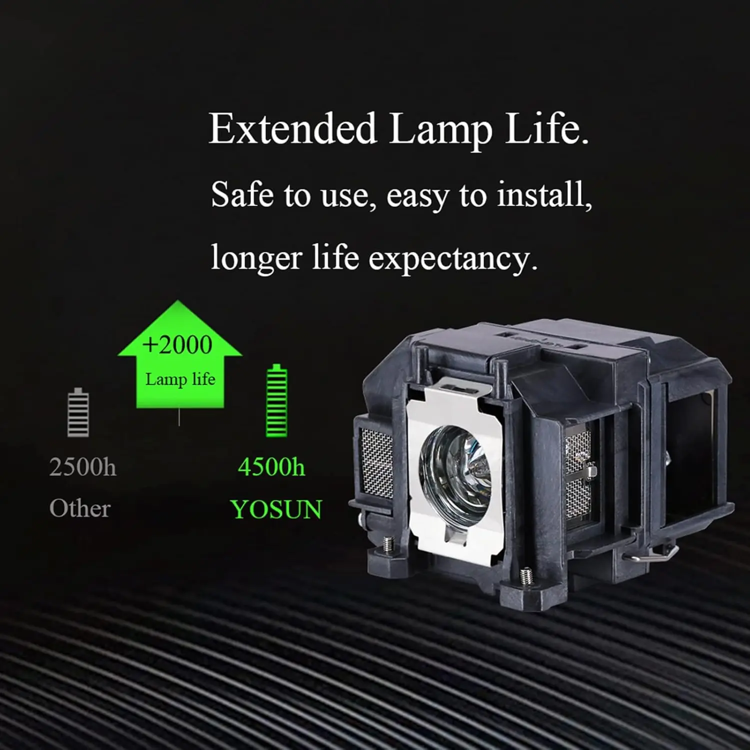 Для домашнего кинотеатра Epson ELPLP67 PowerLite 500 707 710HD 750HD EX5210 EX7210 EX3210 EX3212 VS210 VS220 X12 W12 S12 V13H010L67