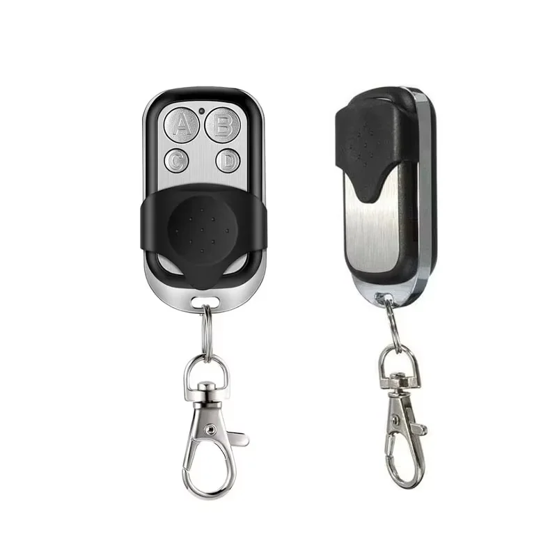 รีโมทคอนโทรลแบบคัดลอกสัญญาณ 433Mhz สำหรับประตูโรงรถ 4 ปุ่ม รีโมทคอนโทรล RF 433.92MHz