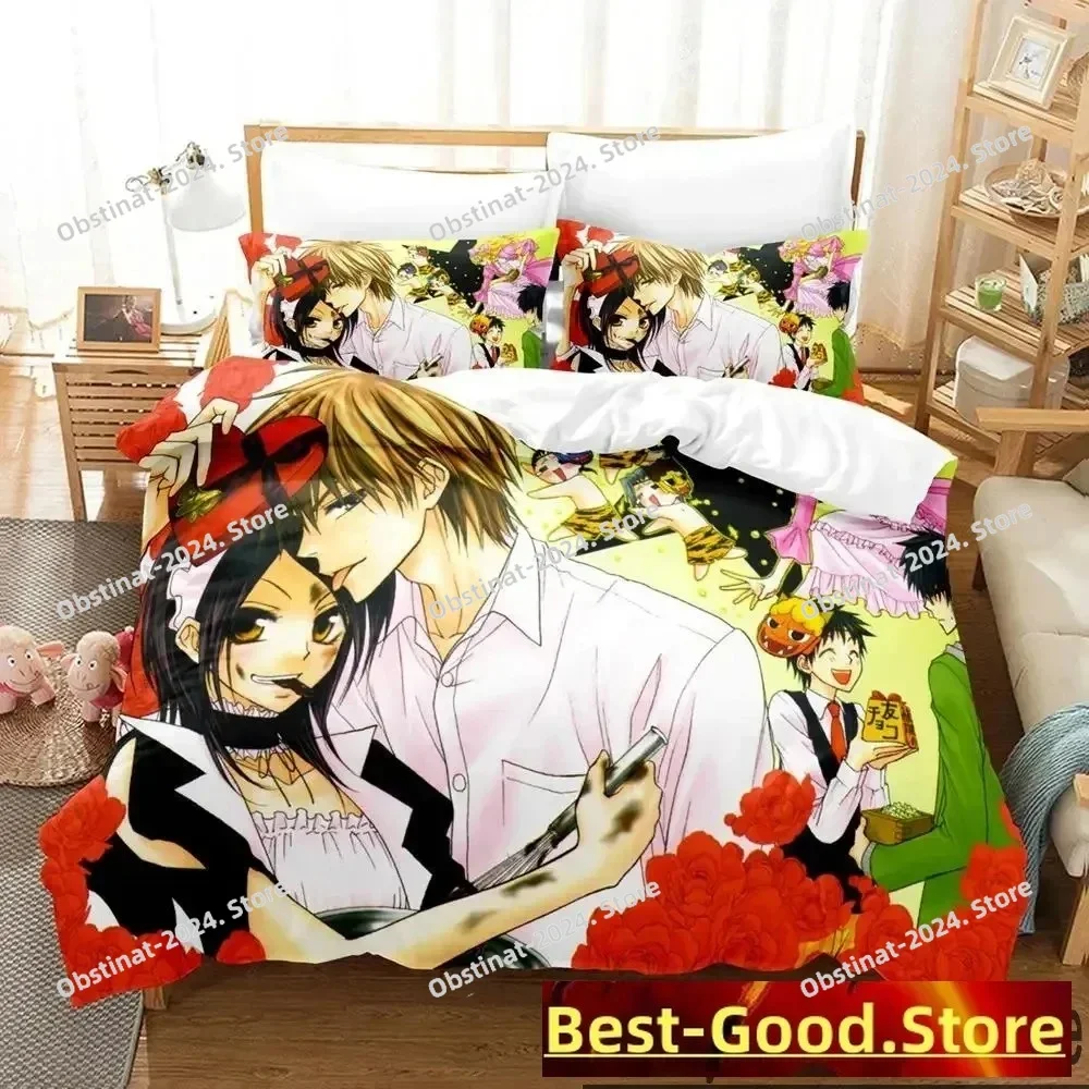 Anime Maid Sama Misaki Bedding Set Duvet Cover Full Queen King Size Pillowcase Bed Print Bed Set Aldult Kid Bedroom Single Twin