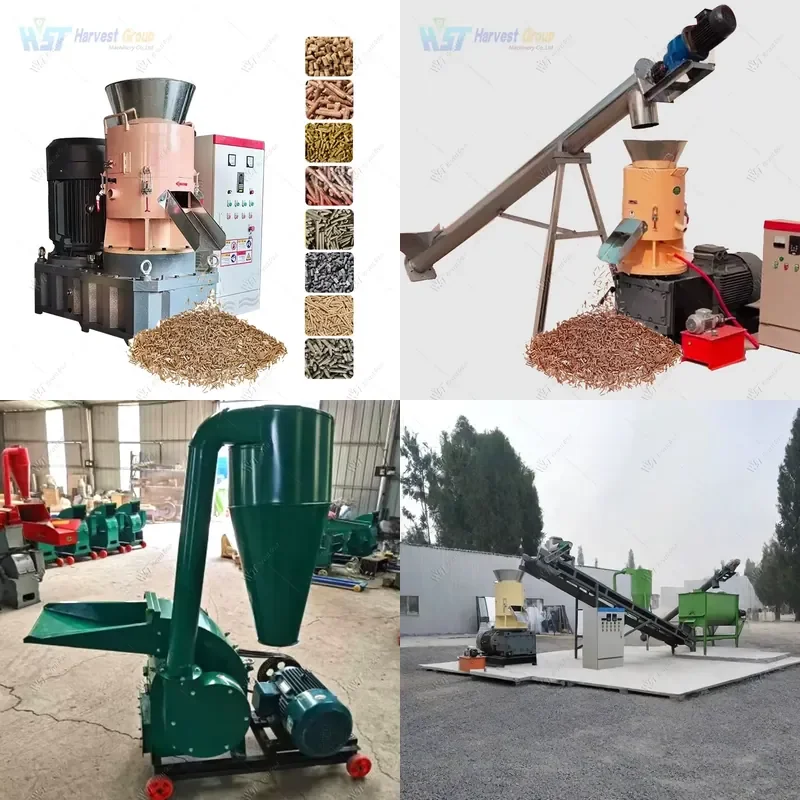 Crusher Rice Husk Straw Wood Pellet Mill Machine Biomass Pellet Making Machine Straw Pellet Making Machine for Sale