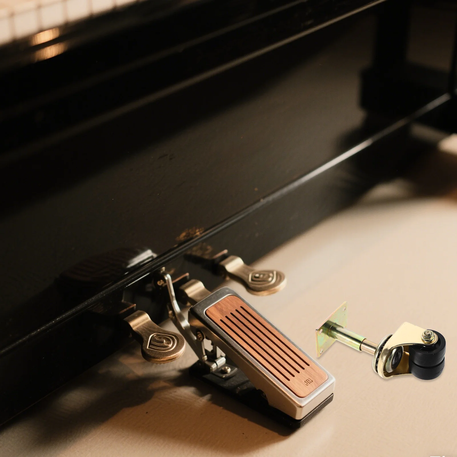 

Upright Piano Caster Dual Wheel Heavy Duty Rolling Replacement Accessory for Home Professional Piano Movement Rolling Casters