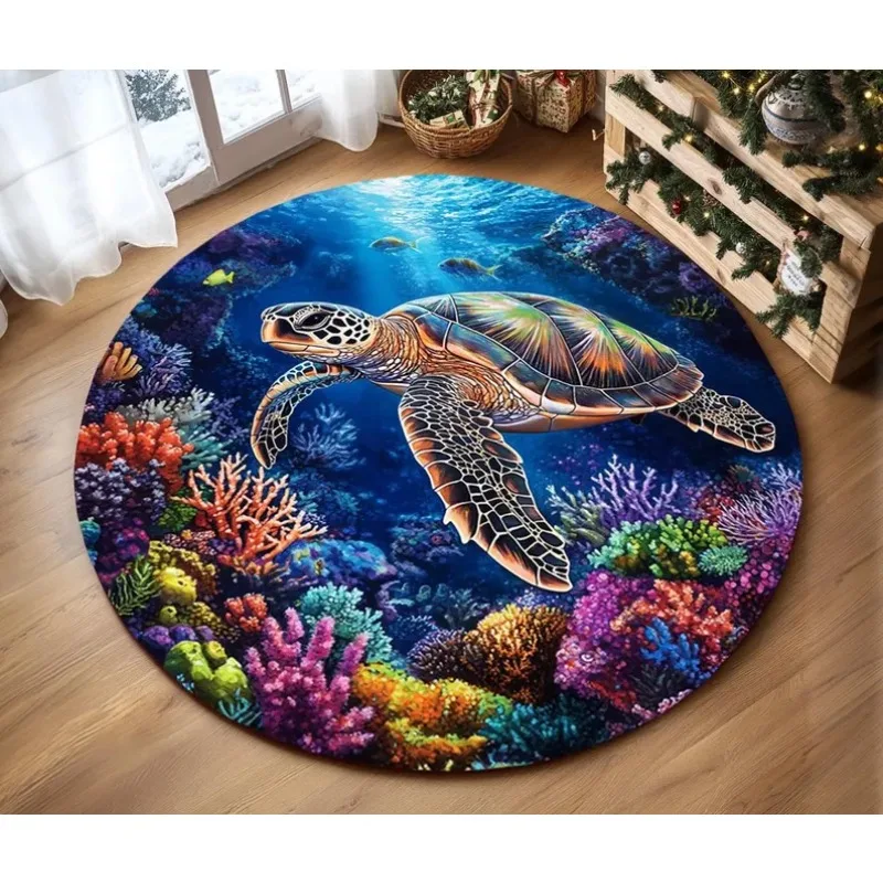 tapete-redondo-vibrante-do-mundo-subaquatico-com-tartaruga-cavalo-marinho-e-peixes-tapete-colorido-de-vida-marinha-para-quarto-infantil-e-decoracao-de-praia