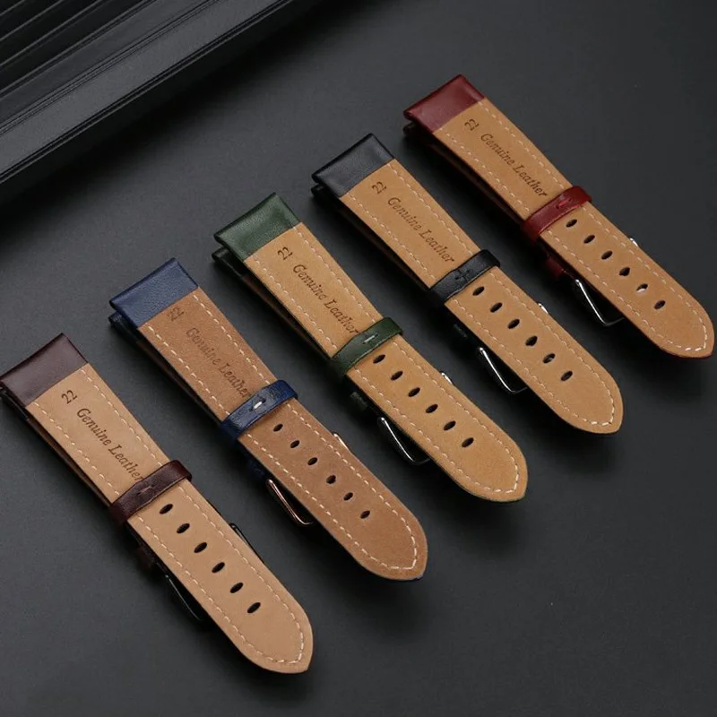 حزام ساعة من جلد البقر العتيق من الفولاذ المقاوم للصدأ ، إكسسوارات إبزيم لشركات الطيران ذات الوقت ، المنتقمون ، شركات الطيران الأسطورية ، بويا ، 22