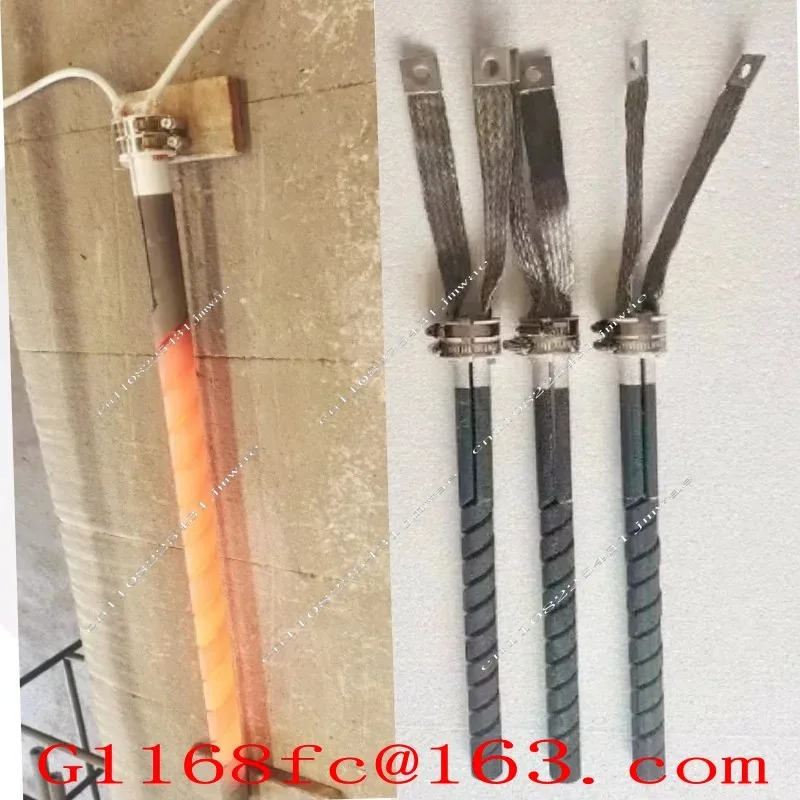 Diameter 16-45SIC Single and Double Thread Silicon Carbide Rod High-temperature Resistant Spiral Heating Tube