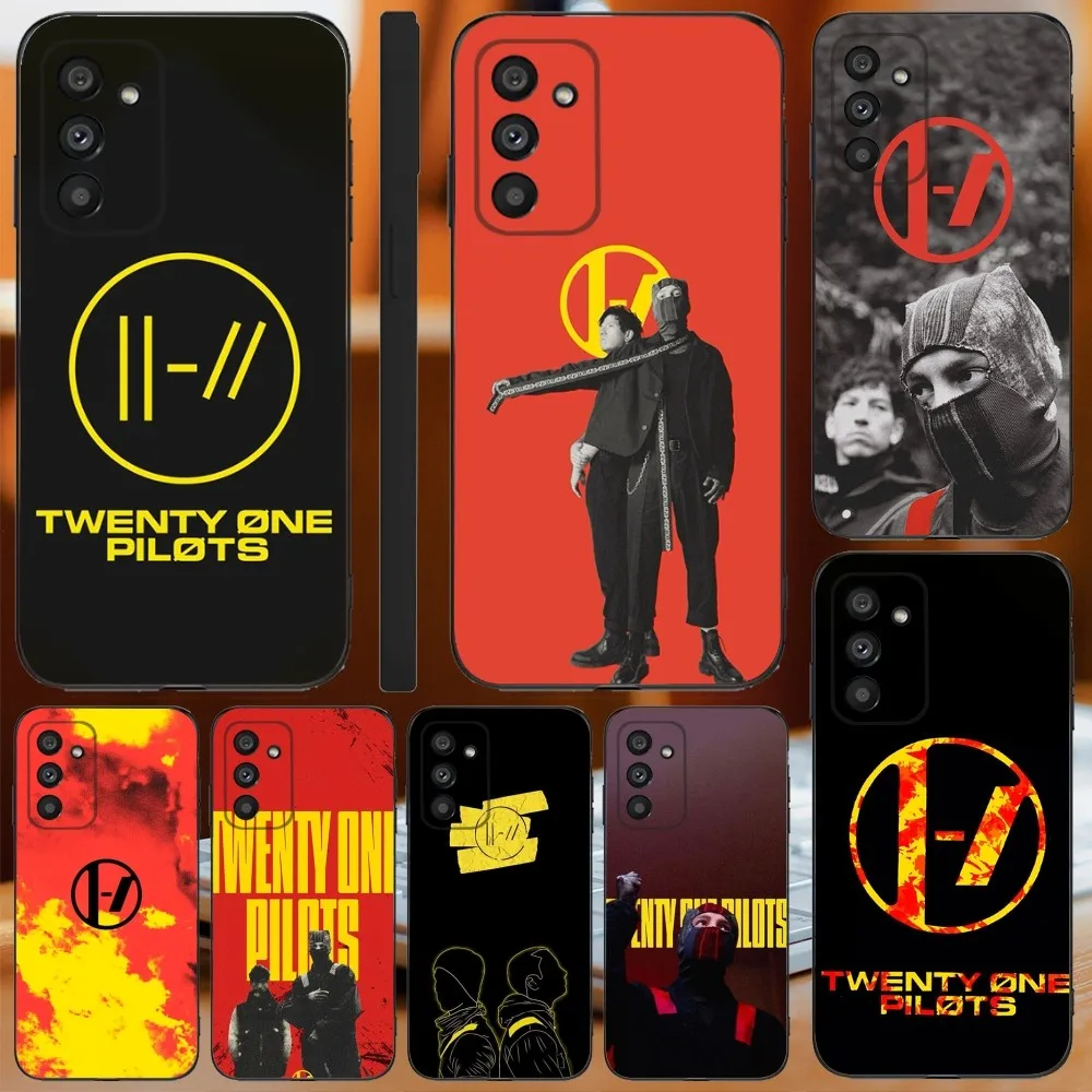 T-Twenty one Pilot Phone Case For Samsung Galaxy A13,A21s,A22,A31,A32,A52,A53,A71,A80,A91 Soft Black Cover