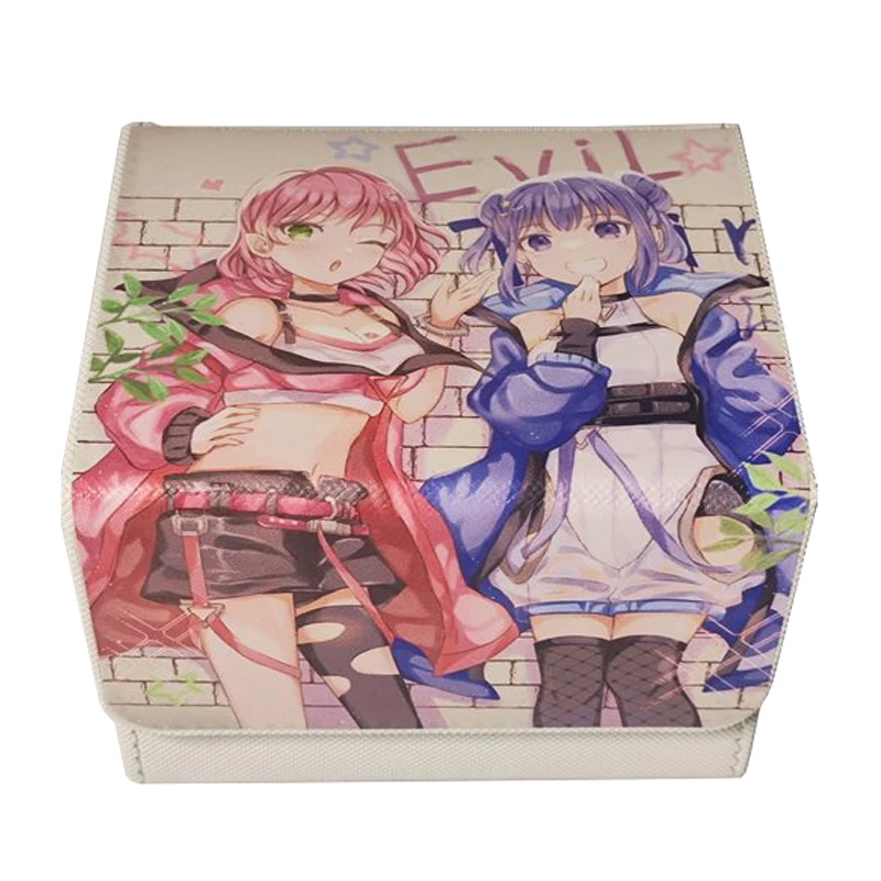 

Ю-Ги-О! Кожаный короб для карт Evil Twin Ki-sikil PTCG DIY большой емкости, утолщенный, для хранения коллекционных аниме-карт