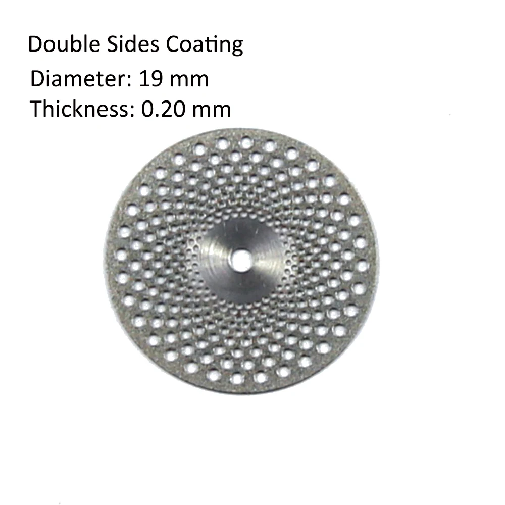 5PCS Hm19D20 Sieve Disc Sperating Contouring Technician Diamond Disc Diamond Cutting WheeL Dentist Cutting Disc Dental Lab Tool