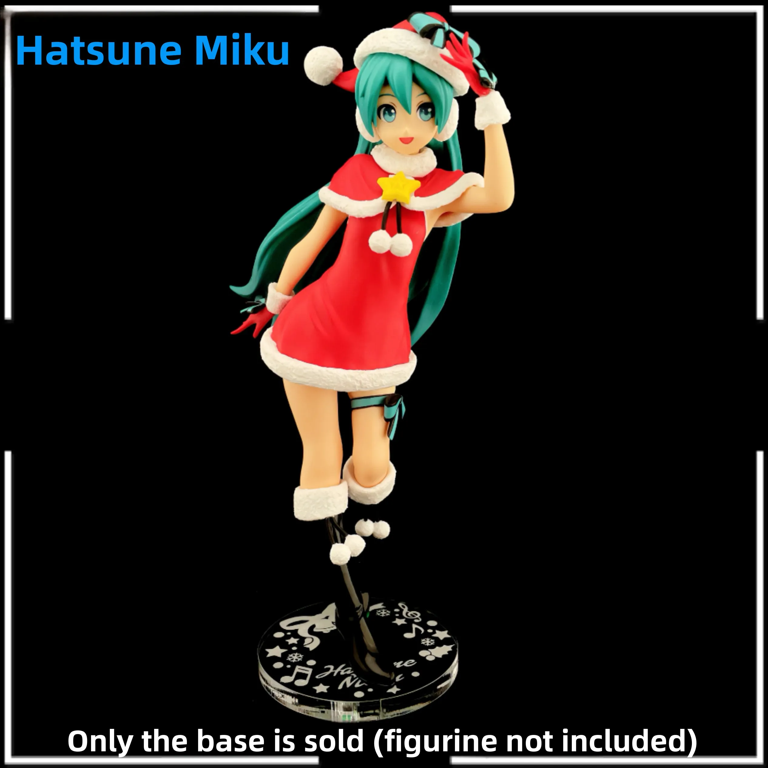 seiga-ボーカロイド-クリスマスコスチューム-ベーススタンド-ゆず-アクリルフィギュア-静態モデル-アニメグッズ-大人のおもちゃ-在庫あり