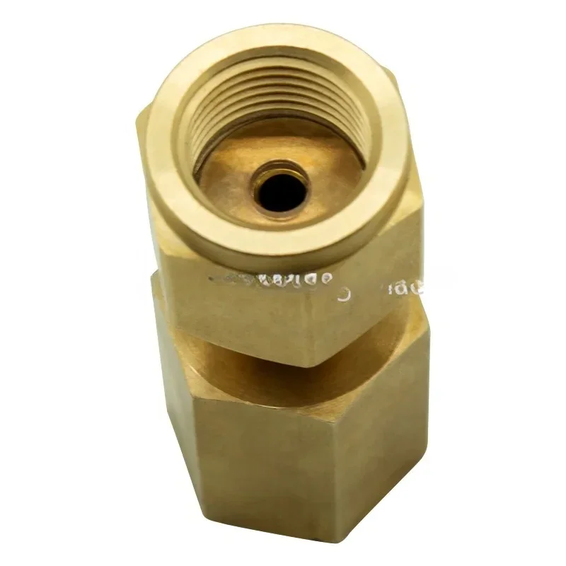 

FOR Adapter CGA-320 converts to CGA-580 CO2 cylinder to argon nitrogen regulator
